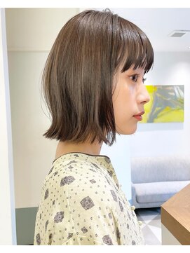 ローネス ギンザ(LONESS ginza) 結べるボブ　レイヤーボブ　ミルキーベージュ