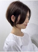 【NoWL】丸みショートボブ中野グレージュイルミナ5402