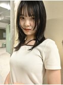 顔わまりレイヤーカット