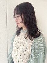 マイル 渋谷(mile)&nbsp;【SATSUKI】姫カット&カシスカラー