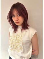 ルーム(Loom.)&nbsp;顔周りレイヤーレイヤーカットカラーブリーチなしダブルカラー