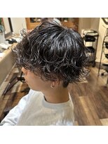 グッドネイバーズ 流山おおたかの森店(GOOD NEIGHBORS)&nbsp;波巻きシャドウパーマ×メンズカット