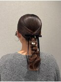 タイトな編み下ろし