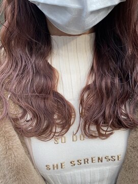 ヘイハッピー ヘアーラウンジ(HEY HAPPY hair lounge) デザインカラー