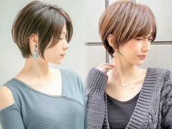 ロンドロゼ 池袋(Lond rose)の写真/前髪/顔周りでつくる360度完璧な貴方史上最も小顔なショート/ボブ。カットで創る艶めく髪質改善へア[池袋]