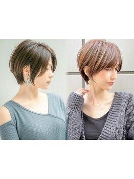前髪/顔周りでつくる360度完璧な貴方史上最も小顔なショート/ボブ。カットで創る艶めく髪質改善へア[池袋]