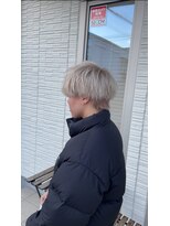 リアン(LIAN)&nbsp;イメチェン/ハイトーン/ダブルカラー/ホワイトベージュ/郡山