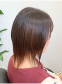 濡れ髪ウルフ×ブリーチなしアンブレラ[茅ヶ崎/茅ヶ崎駅/湘南]