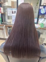 サイト美容室&nbsp;ピンク系カラー