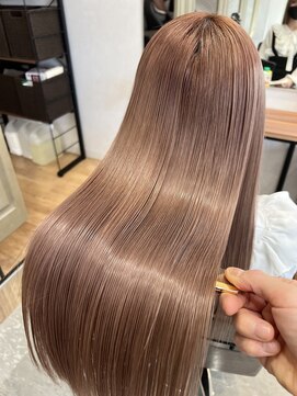 アディクト イースト 東陽町東口(addict EAST) 髪質改善＿縮毛矯正＿ブリーチ毛＿ロング［東陽町駅］