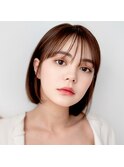 【monde】レイヤーカット×シースルーバング×ショートボブ