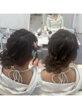 ヘアセットアリエス(aries) サイドアップ