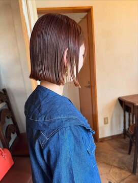 ヘアー メイク コラム コウ hair make column Coo 切りっぱなしbob