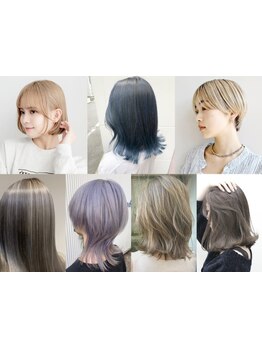 ケアブリーチを使用し、髪を傷めずに美しいハイトーンを実現！あなたの理想のスタイルを叶えます☆