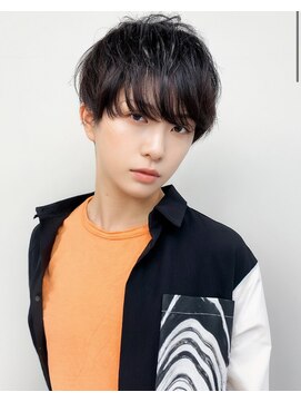 アース 名駅店(HAIR&MAKE EARTH) メンズモテヘア ラウンドマッシュ シースルーマッシュ