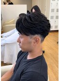 フェザーパーマメンズマッシュ