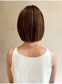 透明感ハイライトボブ【岡山イオンから徒歩5分】