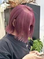 ラック 表参道(LUCK)&nbsp;ワインレッド/ケアブリーチ/ブリーチ/表参道/原宿