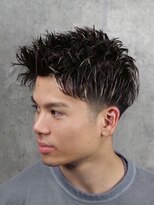 ヒロギンザ 横浜店(HIRO GINZA)&nbsp;アップバング/ハイライト/ツーブロック〈理容室〉