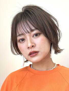 エルヘアメゾン(el. hair maison) 静岡ボブ静岡ショートブラウンくびレイヤーレイヤーカットボブ