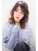 ヘアーパレス フタバ(Hair palace FUTABA)&nbsp;ゆるふわミディアム/ミディアムレイヤー/チョコレートブラウン