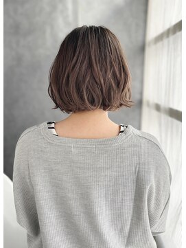 ラピス 新宿店(Lapis) 《30代~大人透明感》白髪ぼかしハイライト+艶カラー