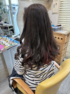 美容室 フレンズ インナーカラー