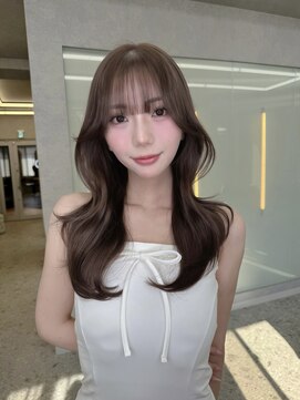 リッカ(LICCA) 【柿本真優】顔周りカット/ベージュカラー/レイヤーカット