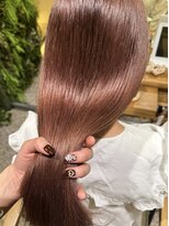 オーブ ヘアー リリー 博多2号店(AUBE HAIR lily)&nbsp;博多 / ダブルカラー / ピンクベージュカラー 【前田 悠希】