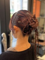 アース 恵比寿店(HAIR&MAKE EARTH)&nbsp;結婚式お呼ばれヘア/韓国風カチモリアレンジ