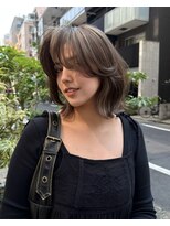 ヌエン 渋谷(NU/EN)&nbsp;レイヤーボブ/ベイビーハイライト/ヘイリーボブ
