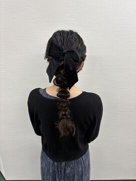 京都ヘアセット着付け専門サロン 夢館 五条店(yumeyakata) 編みおろし