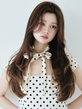 ジーナ 梅田(Zina) 髪質改善*くびれレイヤーカットミルクブラウン*美髪【Zina梅田】