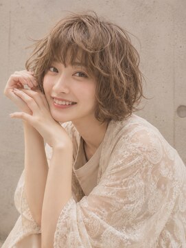 アン 流山おおたかの森コトエ店(un) ◆小顔前髪/ゆるふわボブ【ミルクブラウン/ダークパープル】