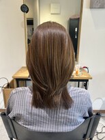 ジョワイユヘアーデザイン(Joyeux)&nbsp;joyeuxレイヤースタイル/ブリーチなしベージュ【盛本彩乃】