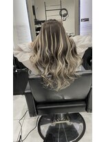 ヘアーデザイン ジェルム(Hair Design germe)&nbsp;鬼ギャルバレイヤージュ風プルエクステ #しのだスペシャル