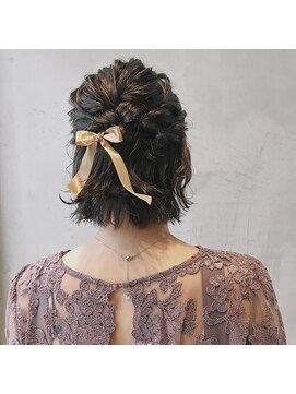 ベラ 自由が丘(BELLA) 【BELLA】ボブハーフアップアレンジ