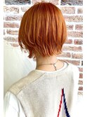 【butter★福本唯花】外ハネショート×ビタミンオレンジ
