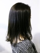 ローグ ヘアー 金町店(Rogue HAIR) ローグ金町(TAKA)大人かわいいくすみブルーレイヤーミニウルフ