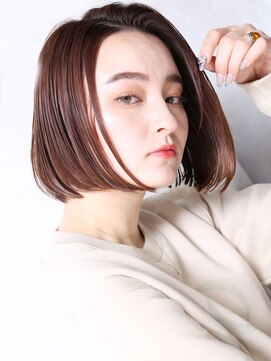 トロン(tronc) 大人可愛い小顔美髪艶髪チェリーブラウン A3