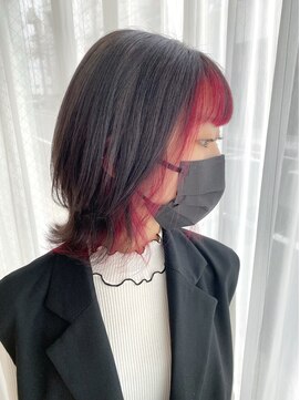 ヘアーアンドスパ フェリーチェ ミチ 野田屋町店(HAIR&SPA felice MICHI) 【felice MICHI 石井あすか】インナーカラー