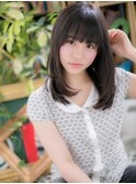 黒髪フルバング大人小顔タイトストレートc5戸頭20代30代40代