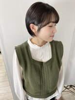 プラグ バイ ネオリーブ(plug by neolive) ヘルシースタイル×髪質改善 [髪質改善/縮毛矯正]丸みショート N