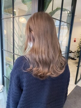 ラヴィズム 長岡店(LUVISM) 10代20代30代ミルクティーベージュダブルカラーケアブリーチ