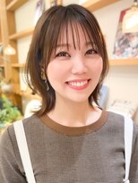 ルエ(rue)&nbsp;大人可愛い20代30代40代小顔ウルフレイヤーボブ丸みショートボブ