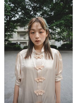 ネルケ 立川(nelke) タイトな外ハネボブ_ミディアム_ショートカット_20代30代40代