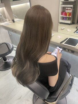 リリー(Lilley) (lilley内堀)ブリーチなしカラー×透明感カラー×トリートメント