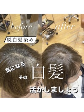 ビュートリアム265(BEAUTRIUM 265) 40代50代/白髪ぼかし/白髪染め/銀座/レイヤー/野川