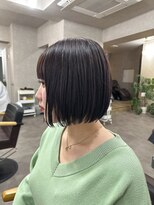 ユニル(unir)&nbsp;【unir】暗髪×髪質改善×パツっとボブ★