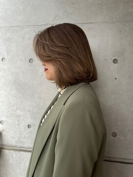 リバレッジ 白金(Leverage) 海外ヘア白髪ぼかしハイライト30代40代【目黒白金】